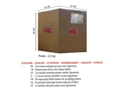 Abajur TOSEL GERI tecido articulado redondo D16 x H45 cm