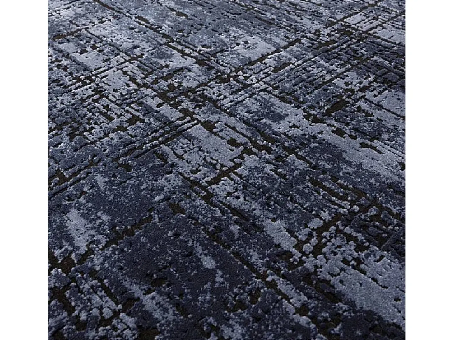Alfombra abstrata - 160x230cm - azul marinho - Kuza Abstract