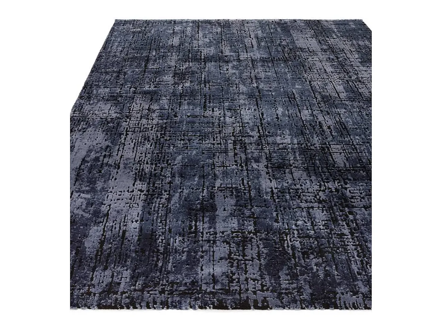 Alfombra abstrata - 160x230cm - azul marinho - Kuza Abstract
