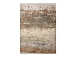 Alfombra abstrata - 160x230cm - dourado, marrom, bege - Aurora Dune