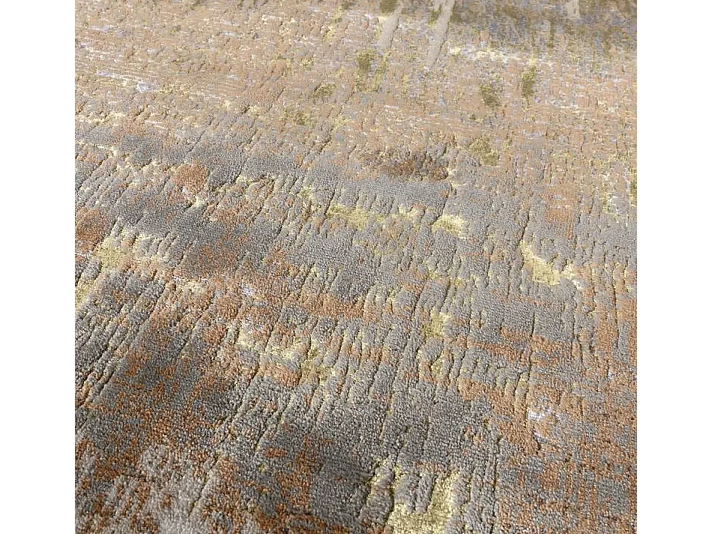 Alfombra abstrata - 120x170cm - dourado, marrom, bege - Aurora Dune