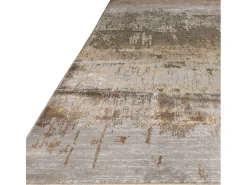 Alfombra abstrata - 120x170cm - dourado, marrom, bege - Aurora Dune