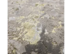 Alfombra abstrata - 120x170cm - dourado, cinza, bege - Aurora Galaxy