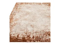 Alfombra abstrata - 120x170cm - laranja, creme - Kuza Border