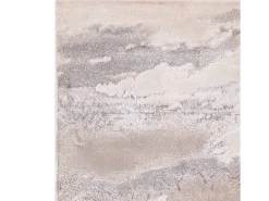Alfombra abstrata - 160x230cm - prata, creme, cinza - Aurora Cloud