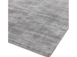 Alfombra tecida à mão de viscose - 200x290cm - Prata - Blade