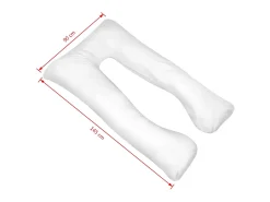 Almofada de gravidez 90x145 cm branco PT657551