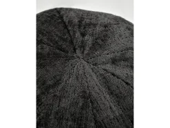 Almofada 37x37x37 cm preta Leith LET76BL