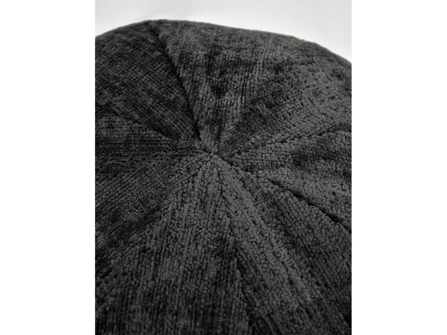 Almofada 37x37x37 cm preta Leith LET76BL