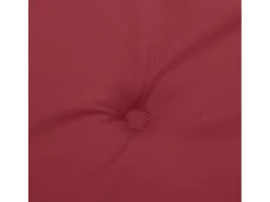 Almofadão p/ banco de jardim tecido oxford vermelho tinto PT435514