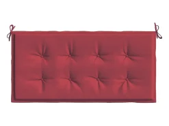Almofadão p/ banco de jardim tecido oxford vermelho tinto PT435514