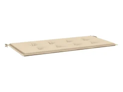 Almofadão p/ banco de jardim 100x50x3cm tecido oxford bege PT174697