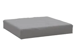 Almofadão p/ móveis de paletes 60x60x8 cm tecido oxford cinza PT935091