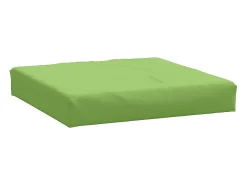 Almofadão p/ paletes 60x60x10 cm mesclado tecido verde PT489183