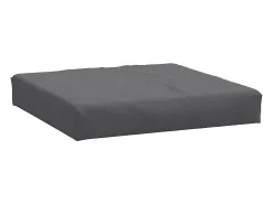 Almofadão p/ paletes 60x60x10 cm mesclado tecido antracite PT385386