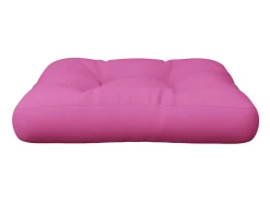 Almofadão p/ sofá paletes 60x60x12 cm tecido rosa PT382259