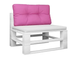 Almofadão para sofá de paletes 80x40x12 cm tecido rosa PT511887