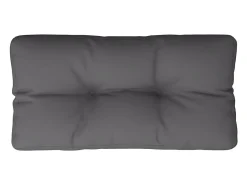 Almofadão para sofá de paletes 80x40x12 cm tecido antracite PT489242