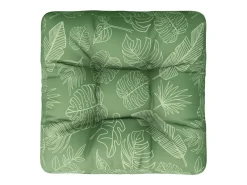Almofadão para sofá de paletes 60x60x12 cm tecido padrão folhas PT315812