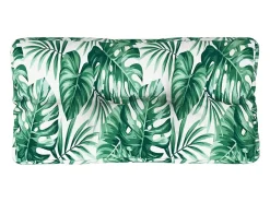 Almofadão para sofá de paletes 70x40x12 cm tecido padrão folhas PT567672