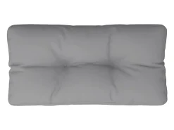 Almofadão para sofá de paletes 80x40x12 cm tecido cinza PT694586