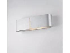 Aplique Abraço com difusor cortado a laser em ferro branco com dec. prata antiga 2 luzes .45 P.10 BL316-AP2-ARG