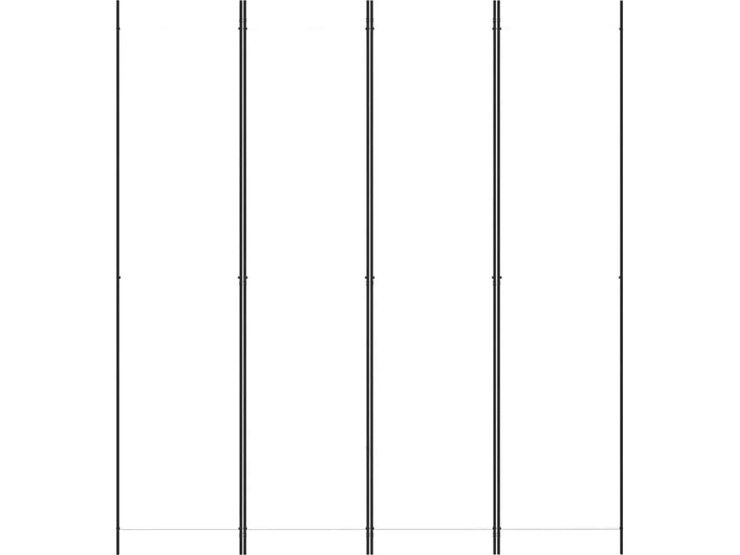 Biombo - Divisória com 4 painéis 200x220 cm tecido branco PT147388