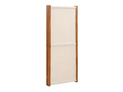 Biombo - Divisória com 4 painéis 280x180 cm branco nata PT689581