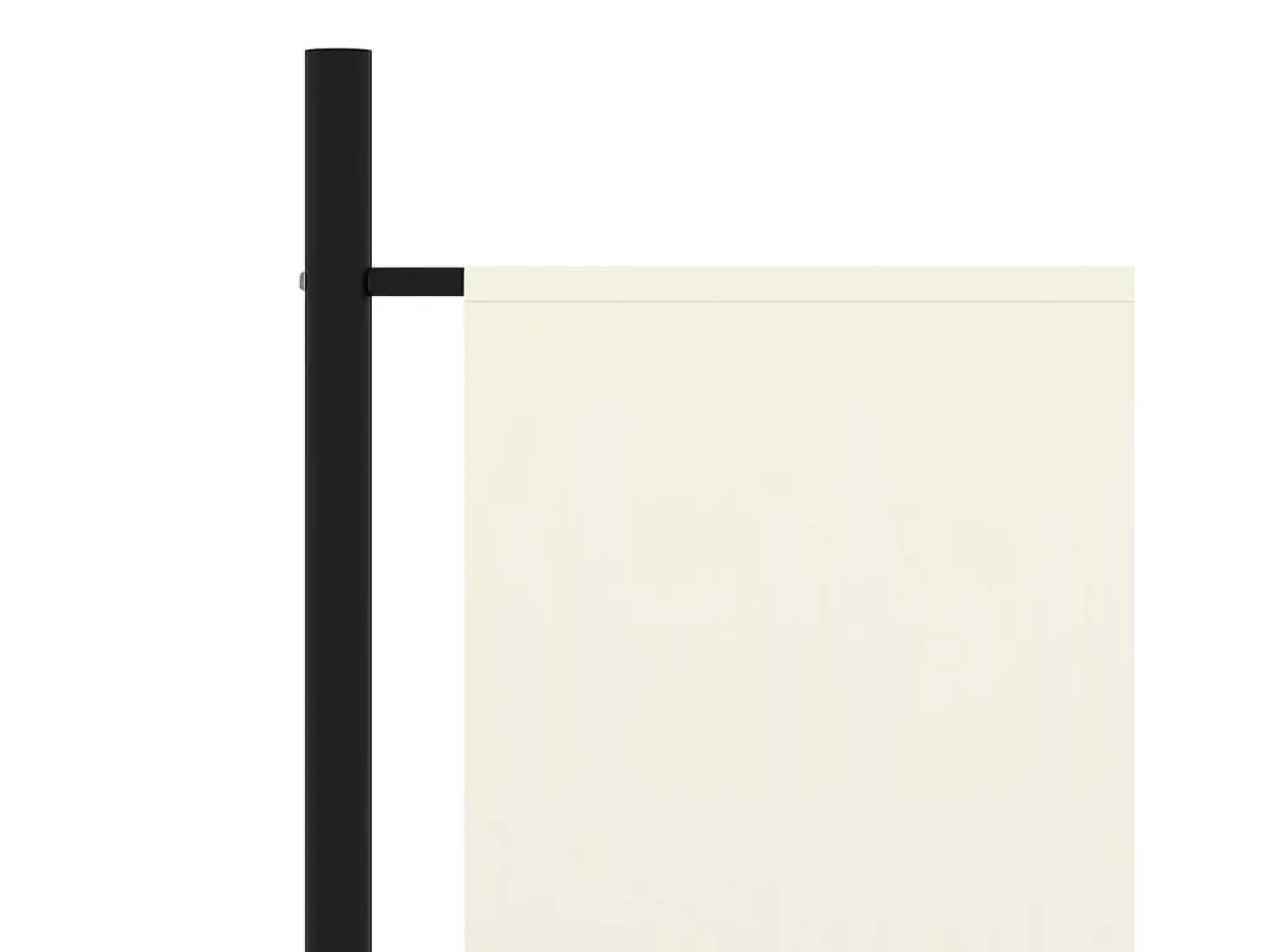 Biombo - Divisória com 1 painel 175x180 cm tecido branco PT729778