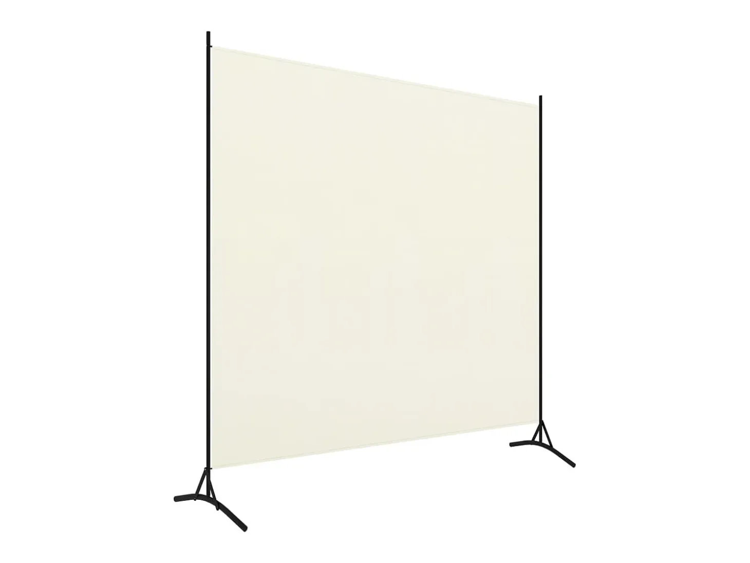 Biombo - Divisória com 1 painel 175x180 cm tecido branco PT729778