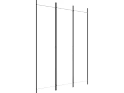 Biombo - Divisória com 3 painéis 150x200 cm tecido branco PT288213