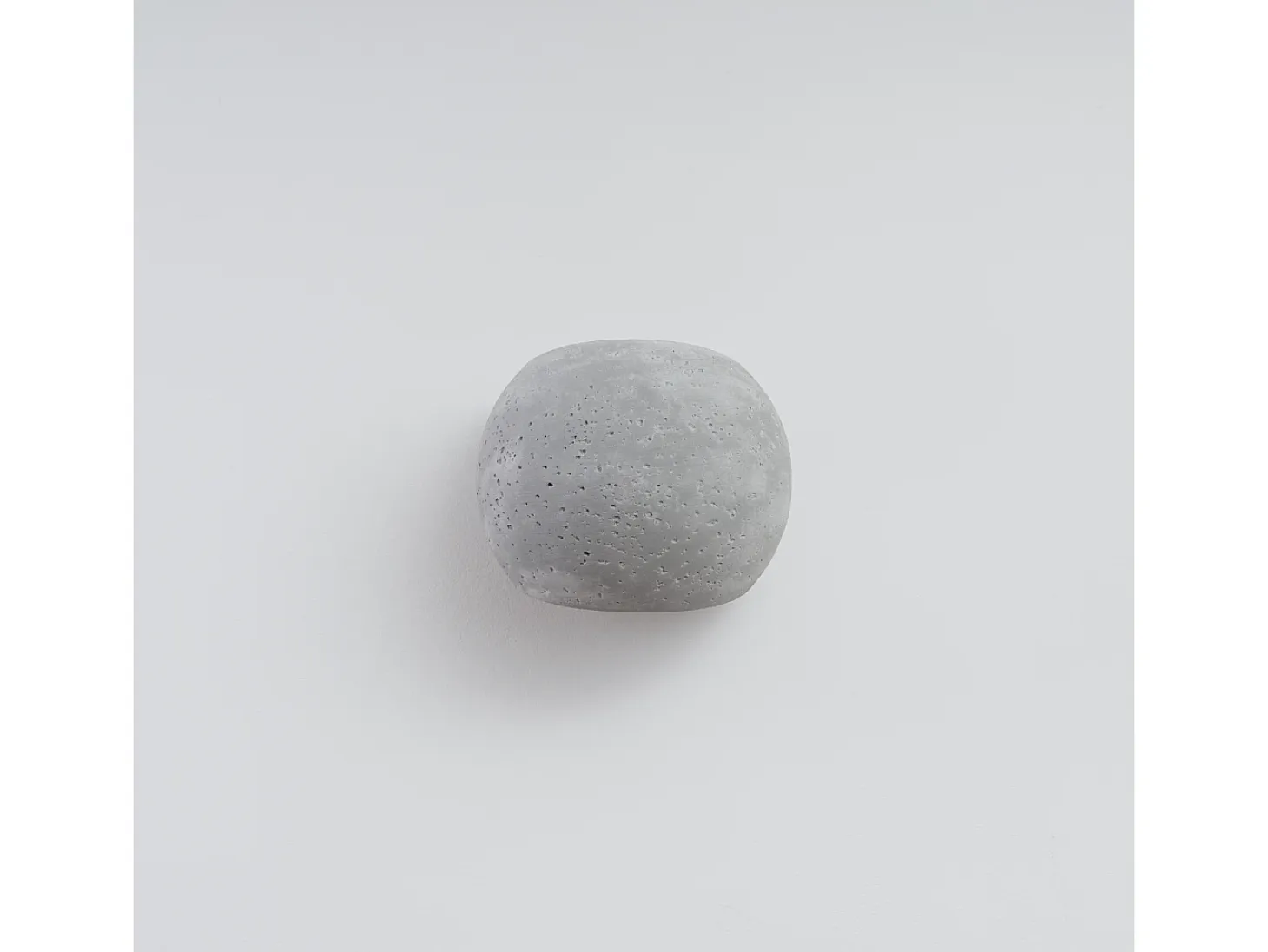 Candeeiro De Parede Globe Moderno, Concreto - 2 Lichtbronnen - L.18 X H.14 Cm - Cinza