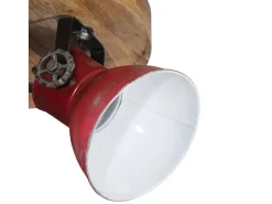 Candeeiro de teto 25 W 35x35x25 cm E27 vermelho desgastado PT178721