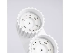 Candeeiro De Teto Aura Minimalista, Alumínio - 2 Lichtbronnen - L.21 X H.12 Cm - Branco