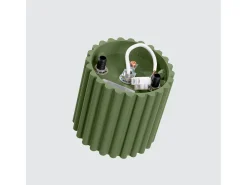Candeeiro De Teto Aura Minimalista, Alumínio - 1 Lichtbronnen - L.10 X H.10 Cm - Verde Oliva