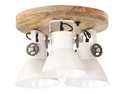 Candeeiro de teto industrial 25 W 42x27 cm E27 branco PT792265