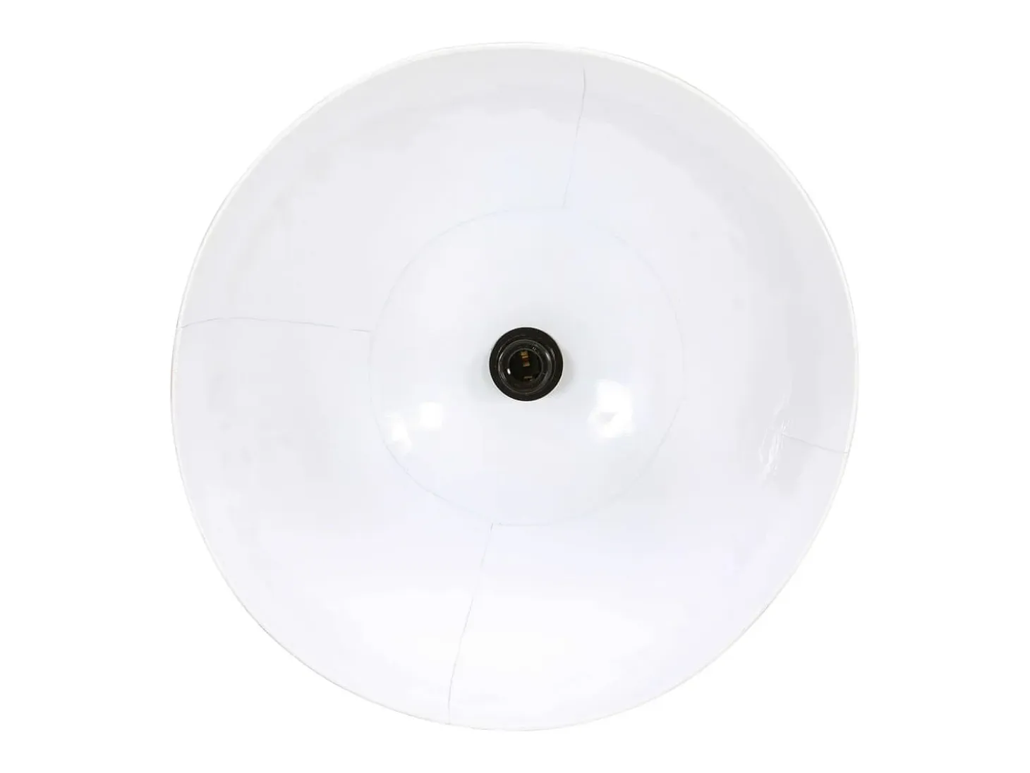 Candeeiro Suspenso Redondo 25W E27 Branco - Elegância e Estilo Industrial