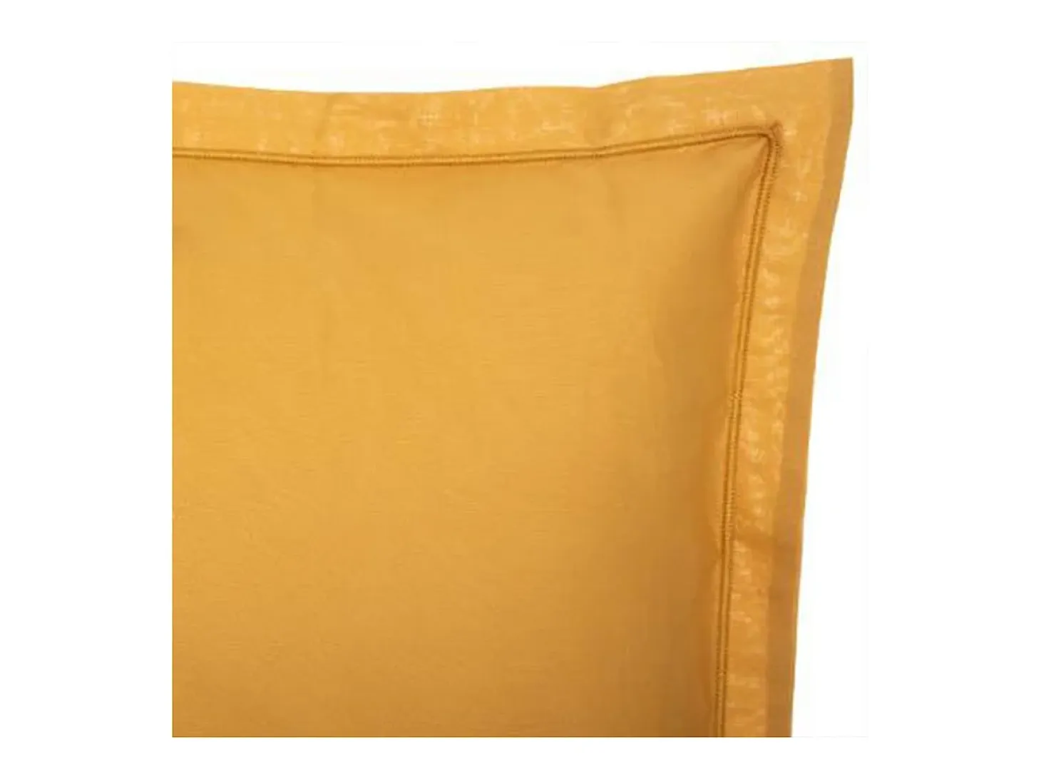 Capa de almofada de algodão ocre 50x70cm