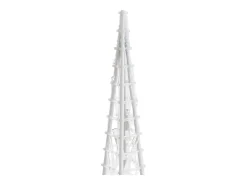 Conj. cones decorativos acrílico 60/90/120cm LEDs branco frio