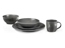 Conjunto de 6 Canecas Café & Chá Stone Cinza 28 cl - Coleção Médard de Noblat