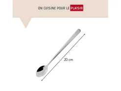 Conjunto de 3 Colheres de Cocktail em Aço Inoxidável (19 cm)