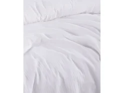Conjunto de capa de edredão 240x220 cm e fronha em gaze de algodão.