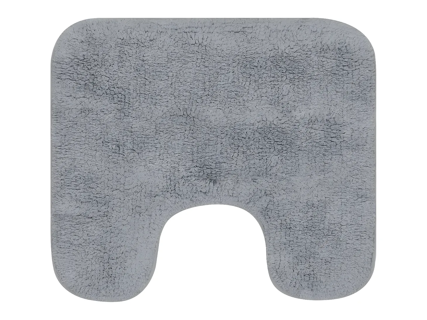 Conjunto tapetes de casa de banho 2 pcs tecido cinzento PT354286