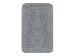 Conjunto tapetes de casa de banho 2 pcs tecido cinzento PT354286