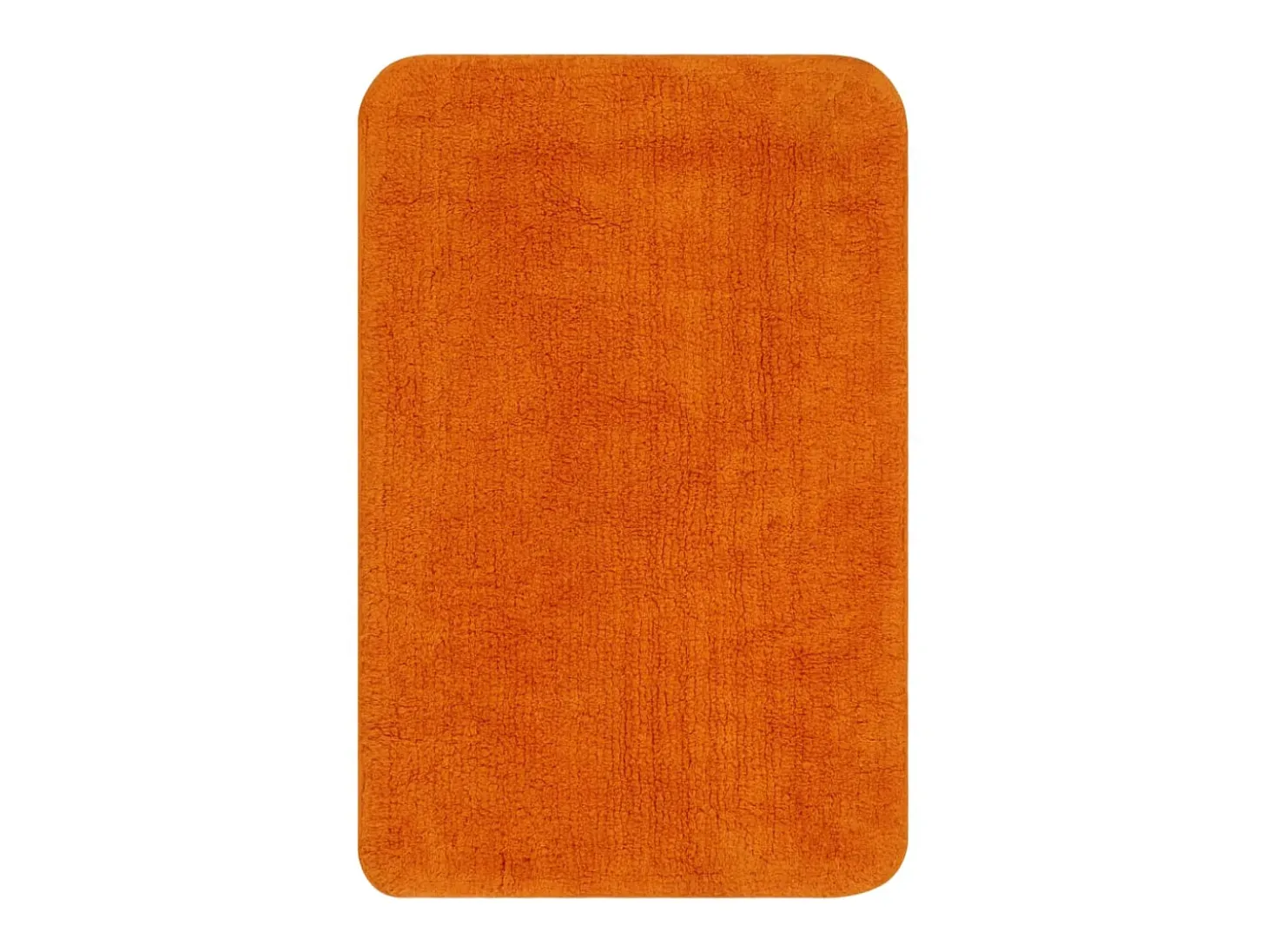 Conjunto tapetes de casa de banho 2 pcs tecido laranja PT545410