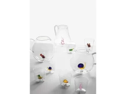 Copo de vidro borossilicato, Coelho, rosa 350 ml, Animal Farm