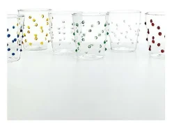 Copo Zafferano Party Vidro Verde 45 cl Conjunto de 6 Peças de Vidro