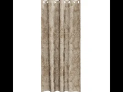 Cortinas de Veludo Elegantes com Ilhós em Champagne - 2 Peças 225x140 cm