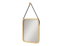 Espelho de banheiro bambu 34x41.5x1.5 mirno