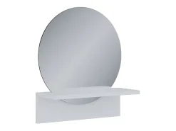 Espelho de banheiro branco 40x15x47.5 elyra